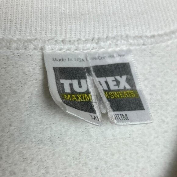 Vintage Tultex Women's M Blue Jay Print Crewneck Sweatshirt‎ Floral Grannycore - Picture 8 of 8